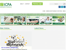 Tablet Screenshot of icpa.co.za